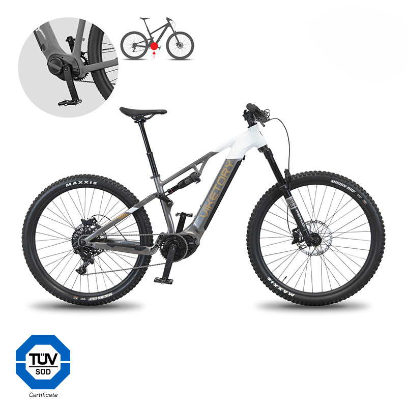 TERRAM vélo électrique VTT Gris/Blanc