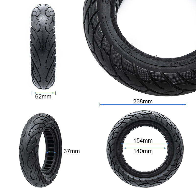 Pack de 20 Rueda maciza ultraligera 10x2,5-6,1/B34 - RuedaQrueda