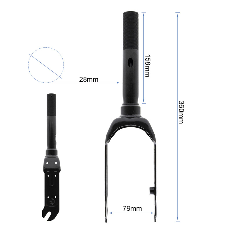 Fourche avant du E2 Pro E