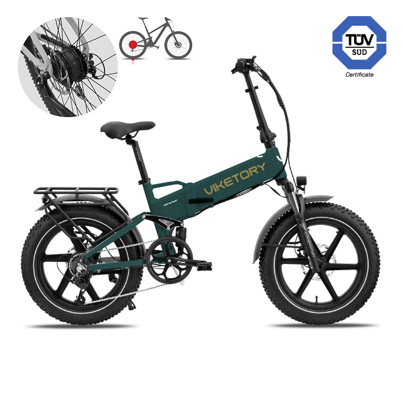 BRAVE - Fatbike plegable - Verde racing