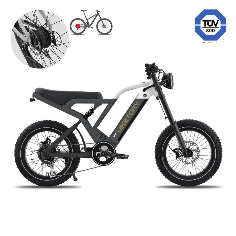 COMMANDO - Fatbike - Gris grafito/Blanco