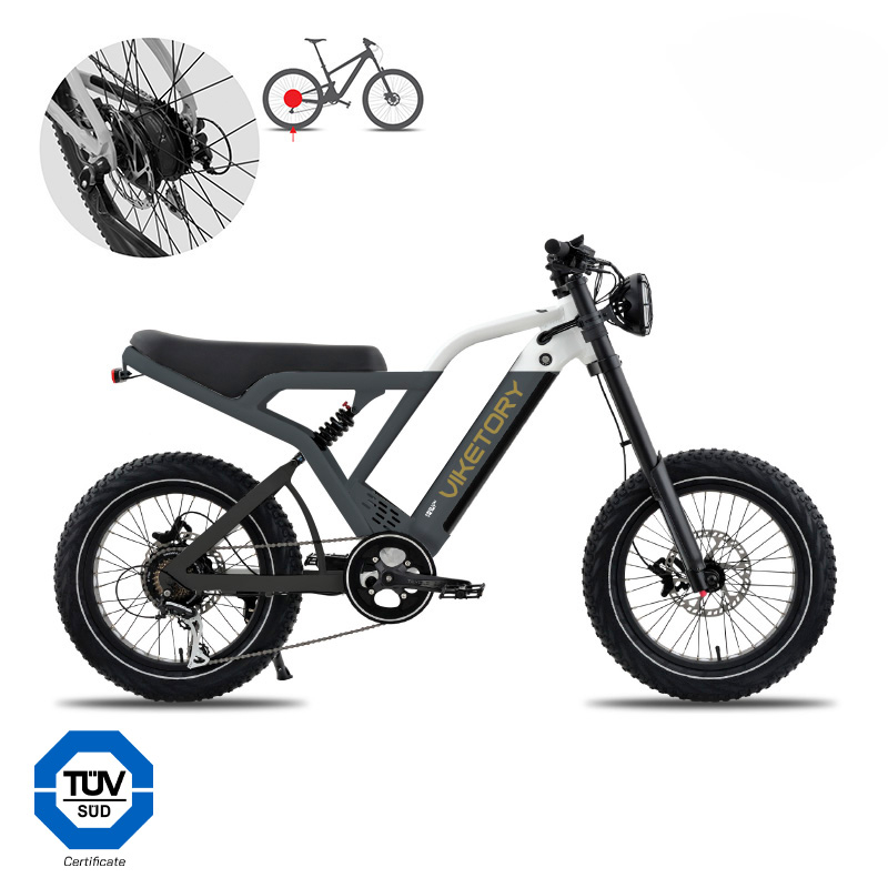 COMMANDO - Fatbike - Gris graphite/Blanc