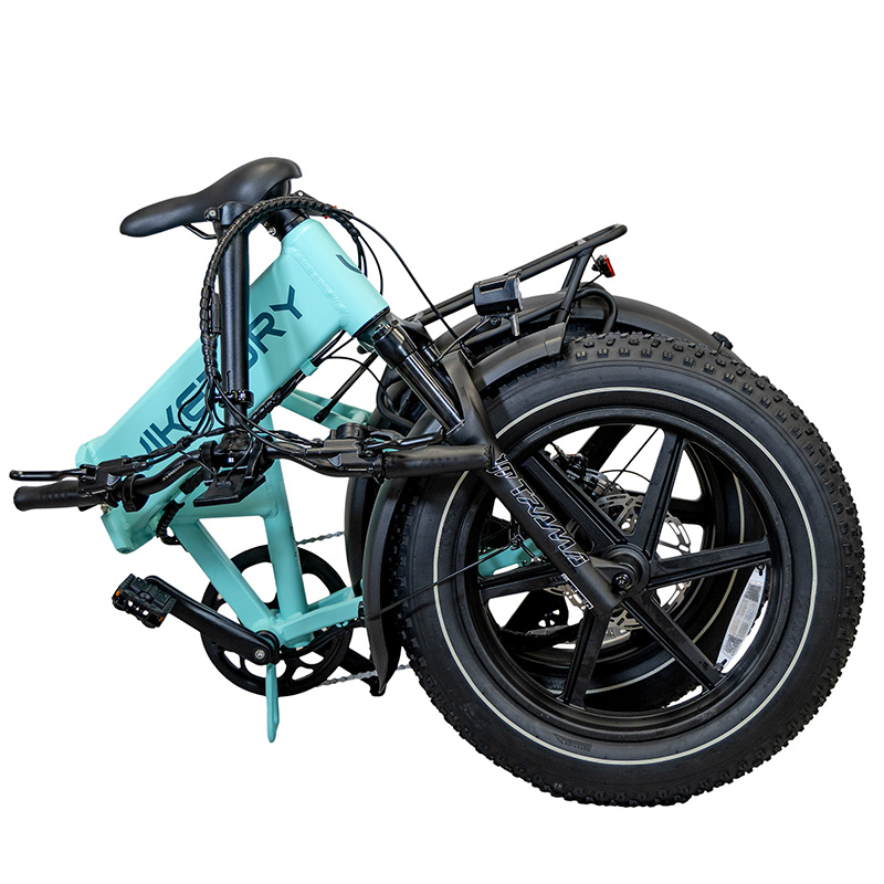 LITHOR - Fatbike plegable - Turquesa - RuedaQrueda