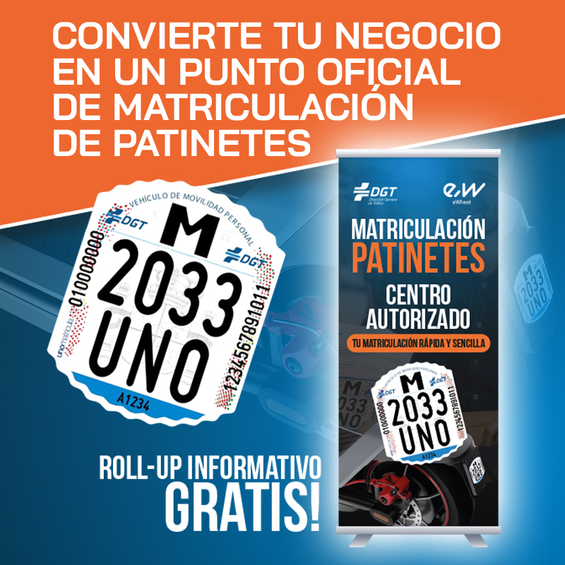 Servicio oficial para matriculación VMP (Instalación de impresora + Alta DGT + 100 matrículas)