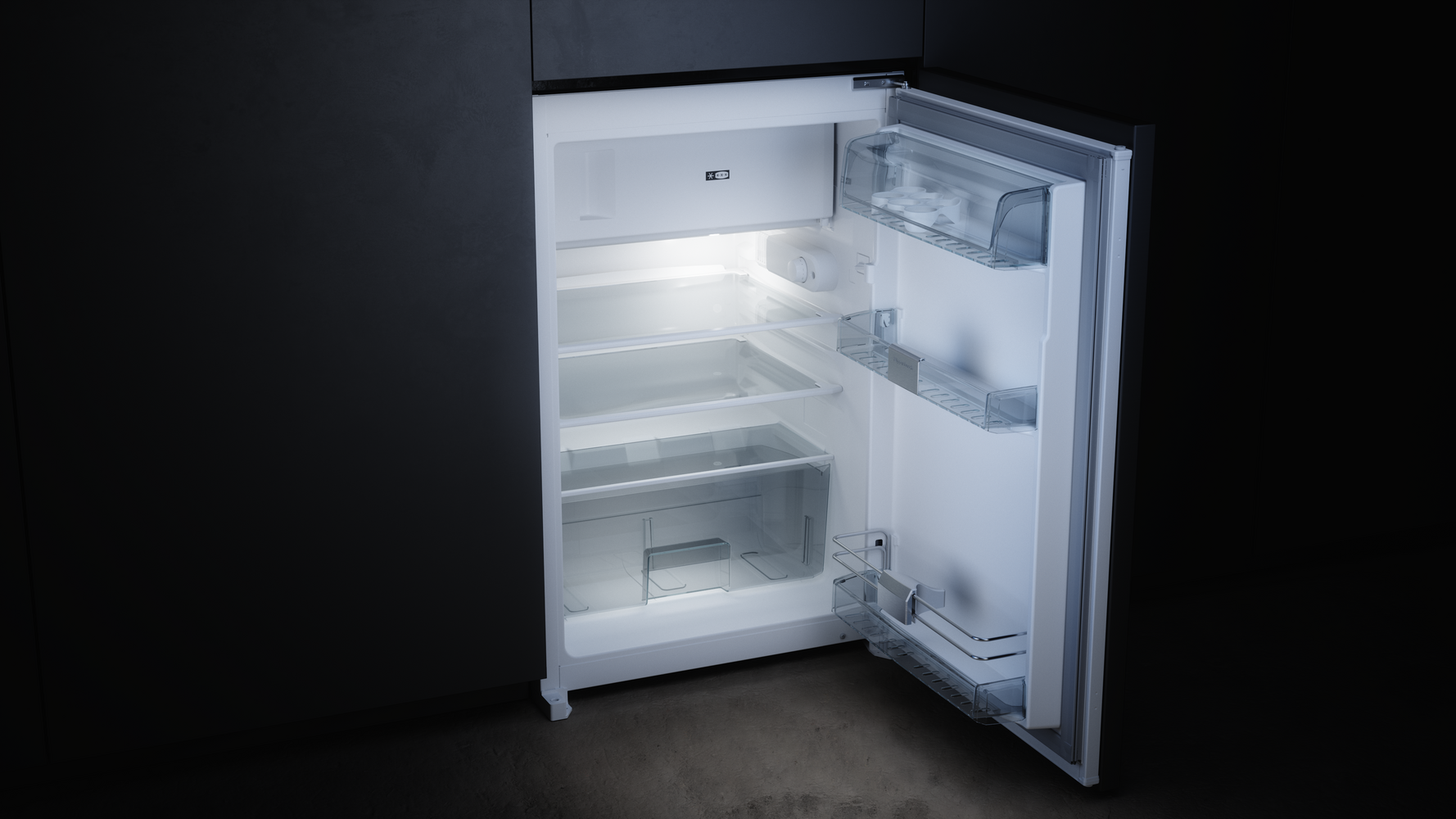 88cm builtin refrigerator with 110 litres capacity and freezing