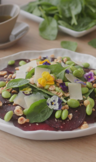 Carpaccio de remolacha