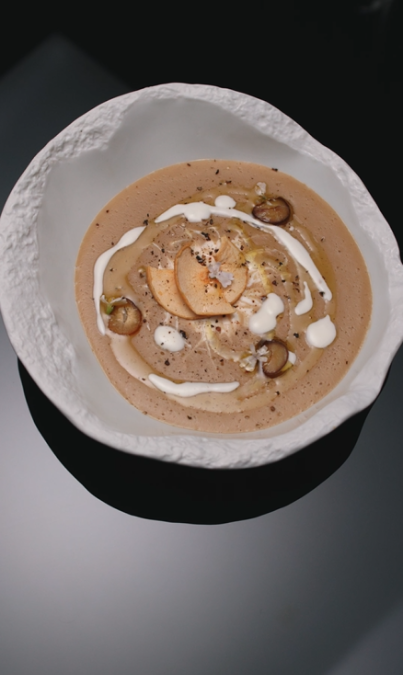 Sopa de castañas