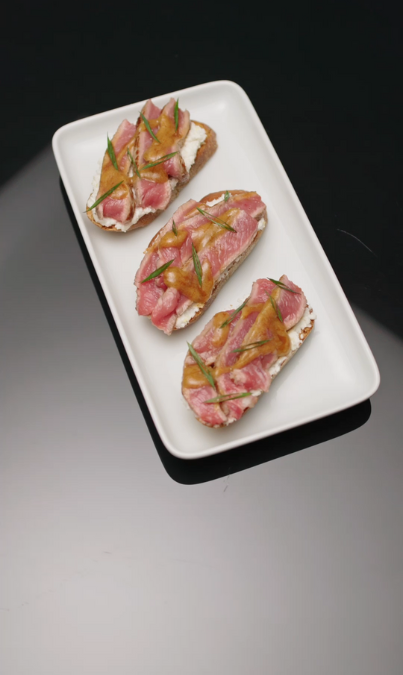 Costrini de entrecote y ricotta