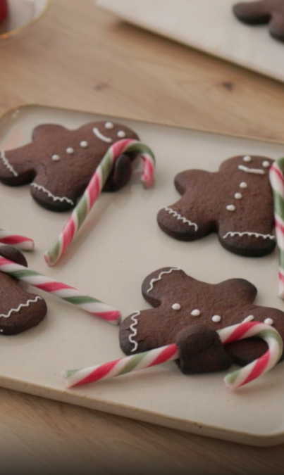 Galletitas de Jengibre de chocolate