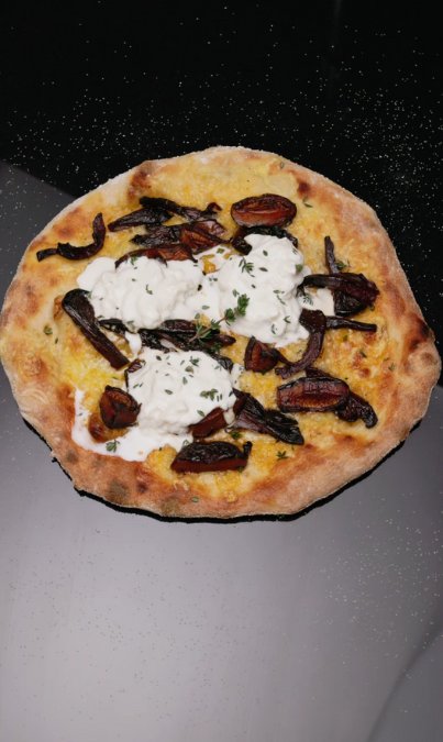 Pizza de setas