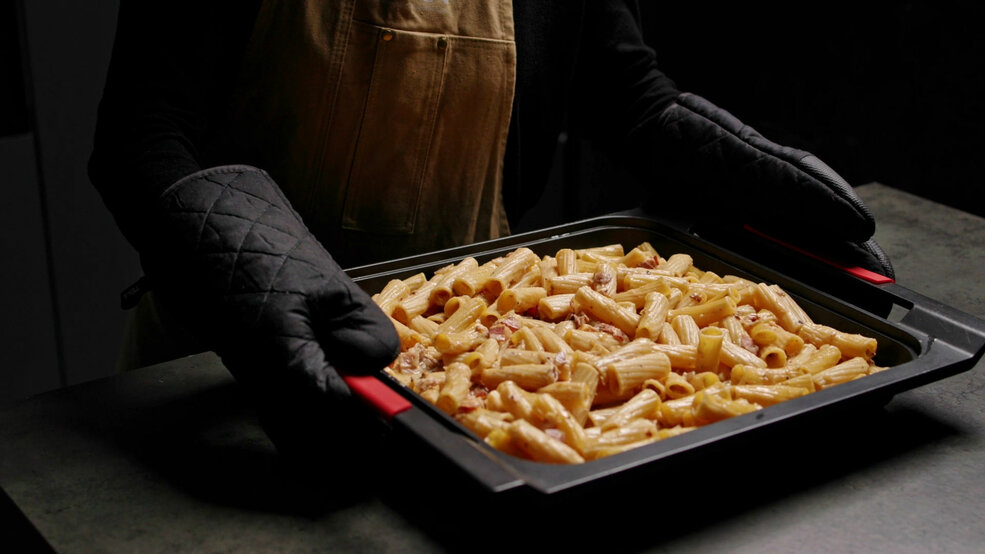 Clayre & Eef NPT44 Manopla Para Horno Beige Verde 18x30 Cm Algodon