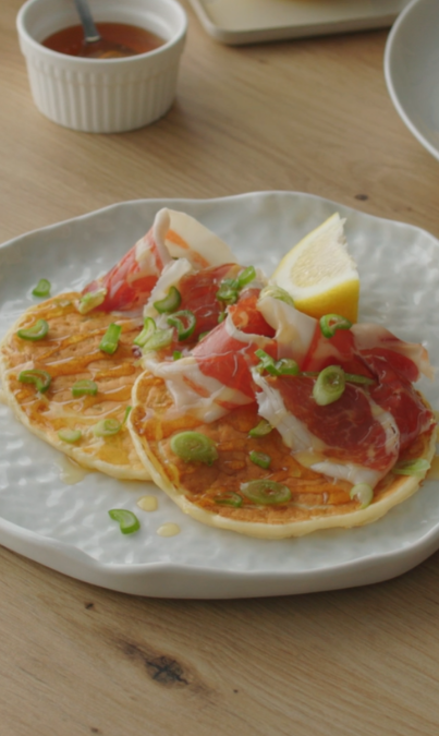 Tortitas de cebolleta