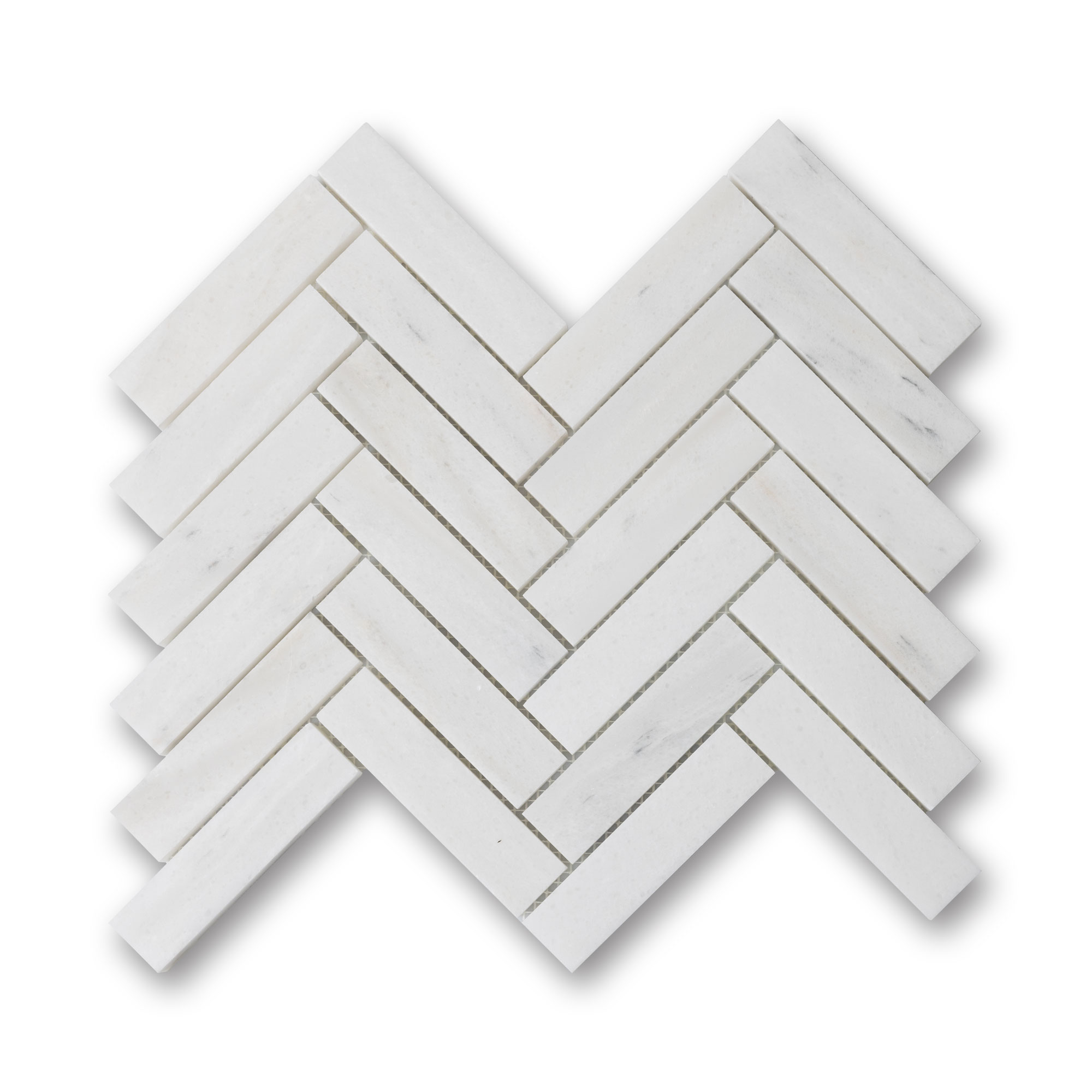 1'' x 4'' Herringbone White Haze (H) | Products | AKDO