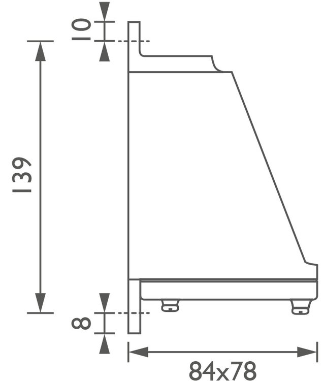 Spinaker Wall Mounted LED MR16-GX5.3 Exterior Down main image Spinaker Wall Mounted LED MR16-GX5.3 Exterior Down technical image