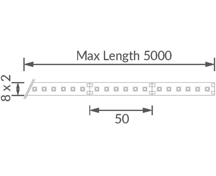 Contour HD24 LED Strip main image Contour HD24 LED Strip technical image