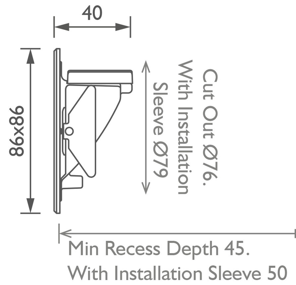 Sirolo Steplight technical image Sirolo Steplight technical image