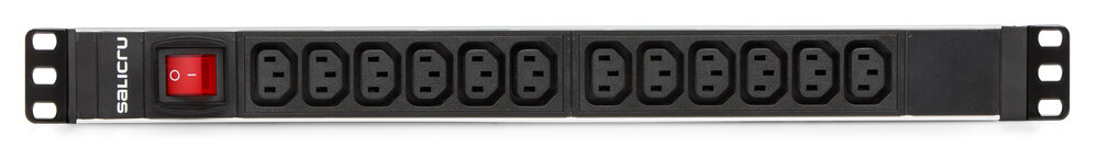 Regleta Salicru SPS 12F PDU - 12 Prese C13/C14, Per Rack 1U, 100-250V, Con Interruttore - Foto 8
