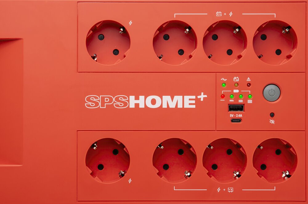 SPS 850 HOME+ - 850 VA Line-interactive APFC multi-socket UPS - Salicru