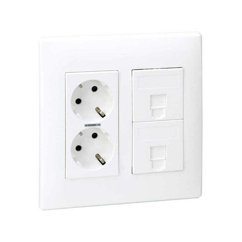 Compra Kit caja pared de superficie o empotrar para 2 elementos dobles ...