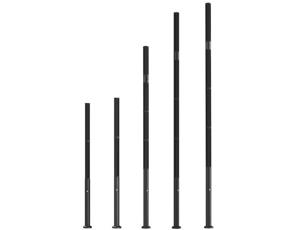 Vertical solar PV poles