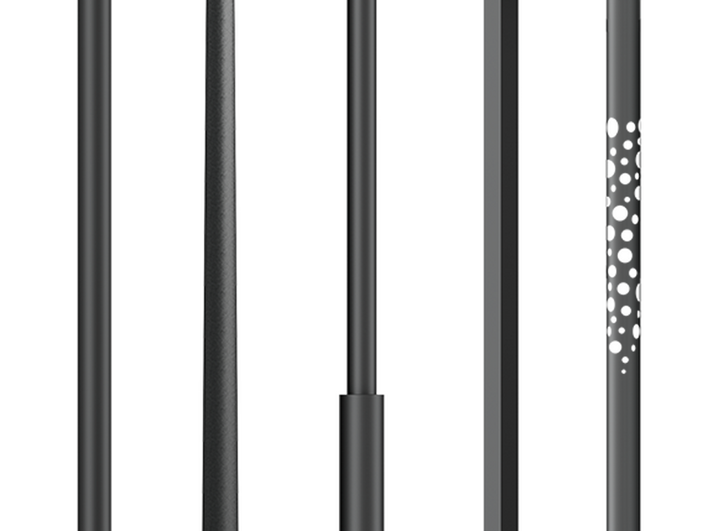 Specific, aluminium lighting poles