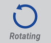 Rotating 355° Rotating 355°
