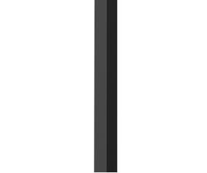 4 m - Square, straight aluminium pole for LIGHT LINEAR VT