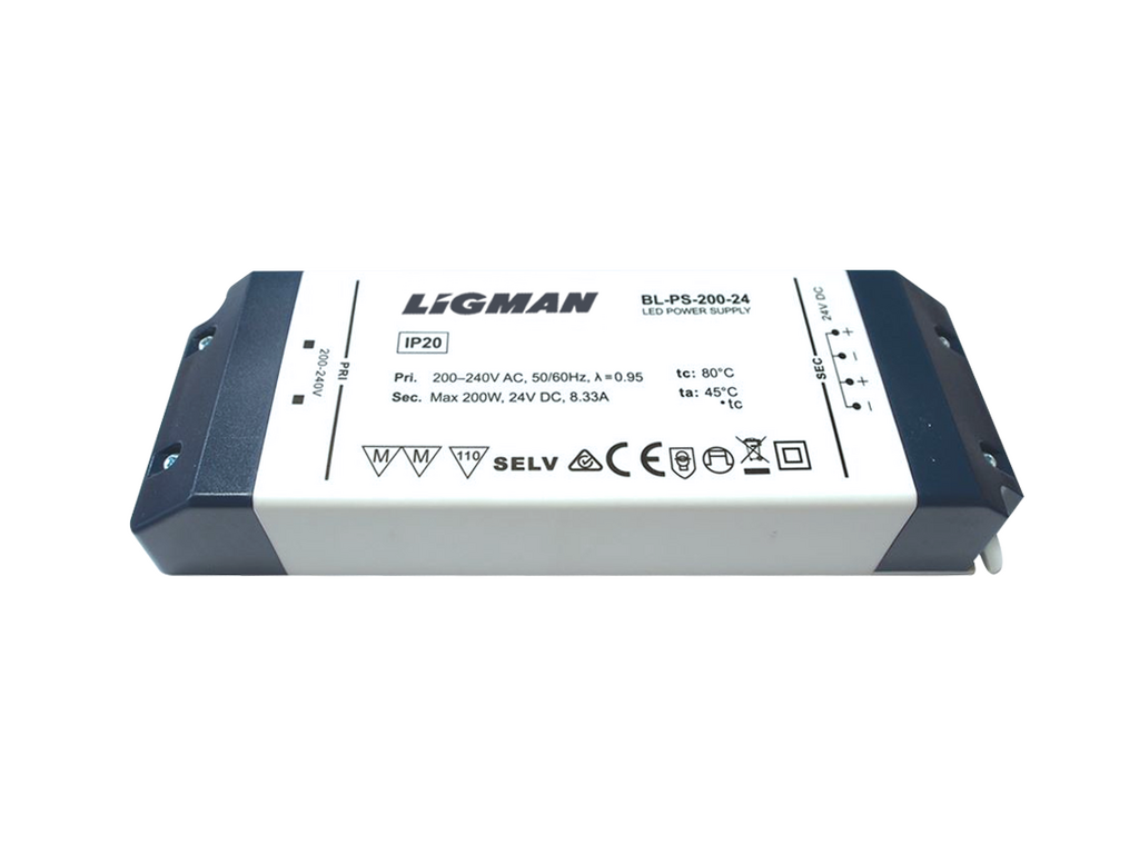 Driver PWM - 200 W - IP20 - Constant voltage - 24 V