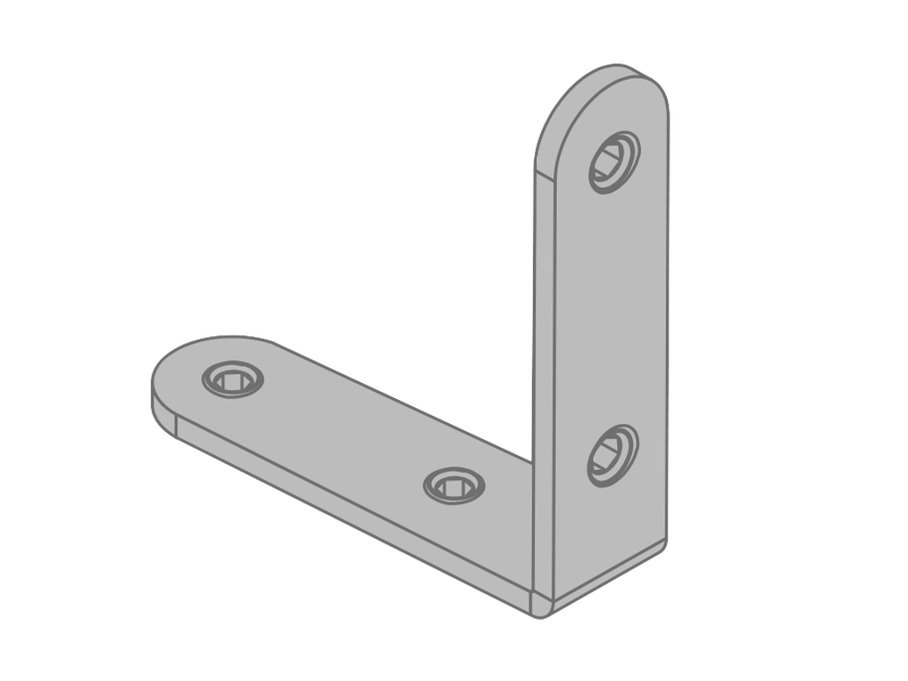 Joiner Vertical to Horizontal A80058 Aluminium profiles