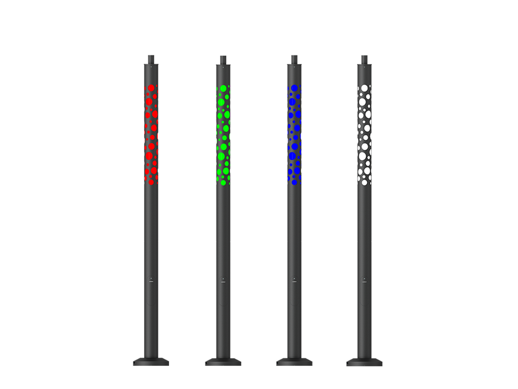 Graphic 1 - RGBW - 45 W - 5 m - Ø140 mm - Spigot: 60 mm