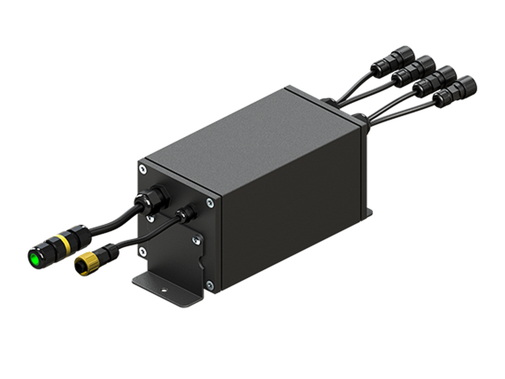 DMX/RDM Splitter within an IP65 box - 4 channels output