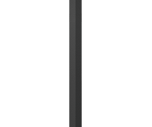 6 m - Square, straight aluminium pole for LADOR