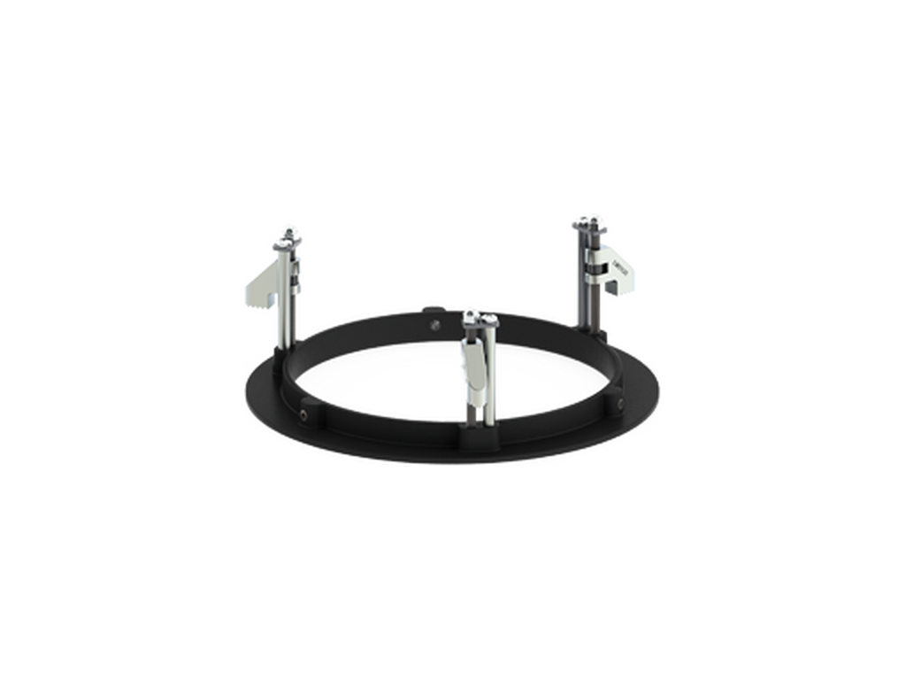 Mounting ring for semi-recessed installation