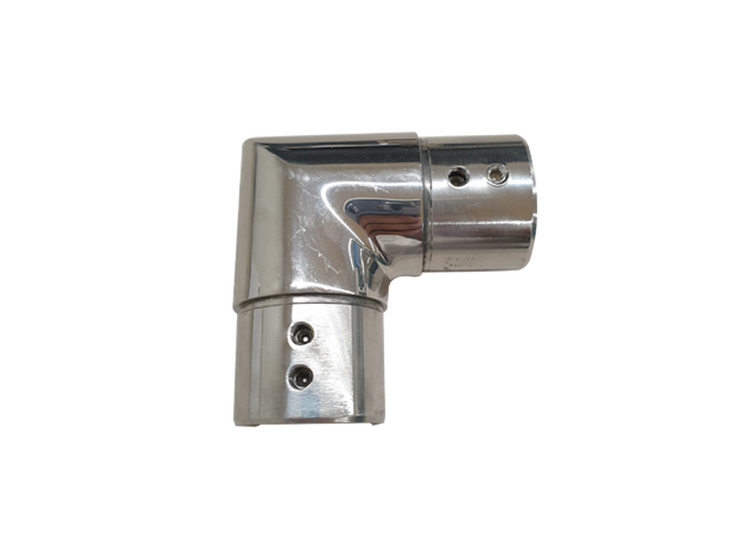 Connector for cap rail - Flush elbow 90˚