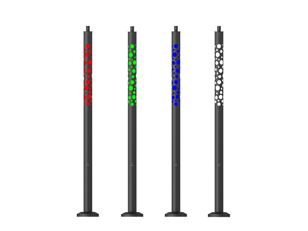 Graphic 1 - RGBW - 45 W - 6 m - Ø140 mm - Spigot: 60 mm