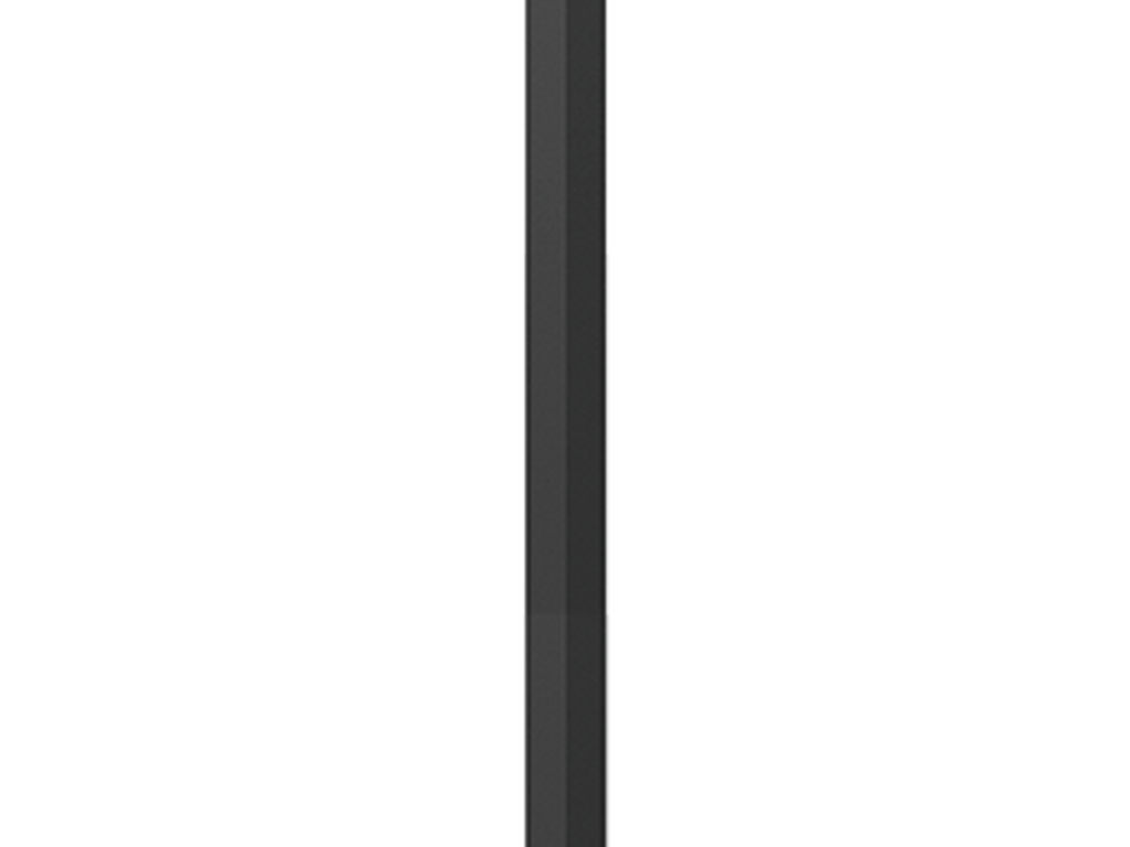 6 m - Square, straight aluminium pole for JET - 1 side
