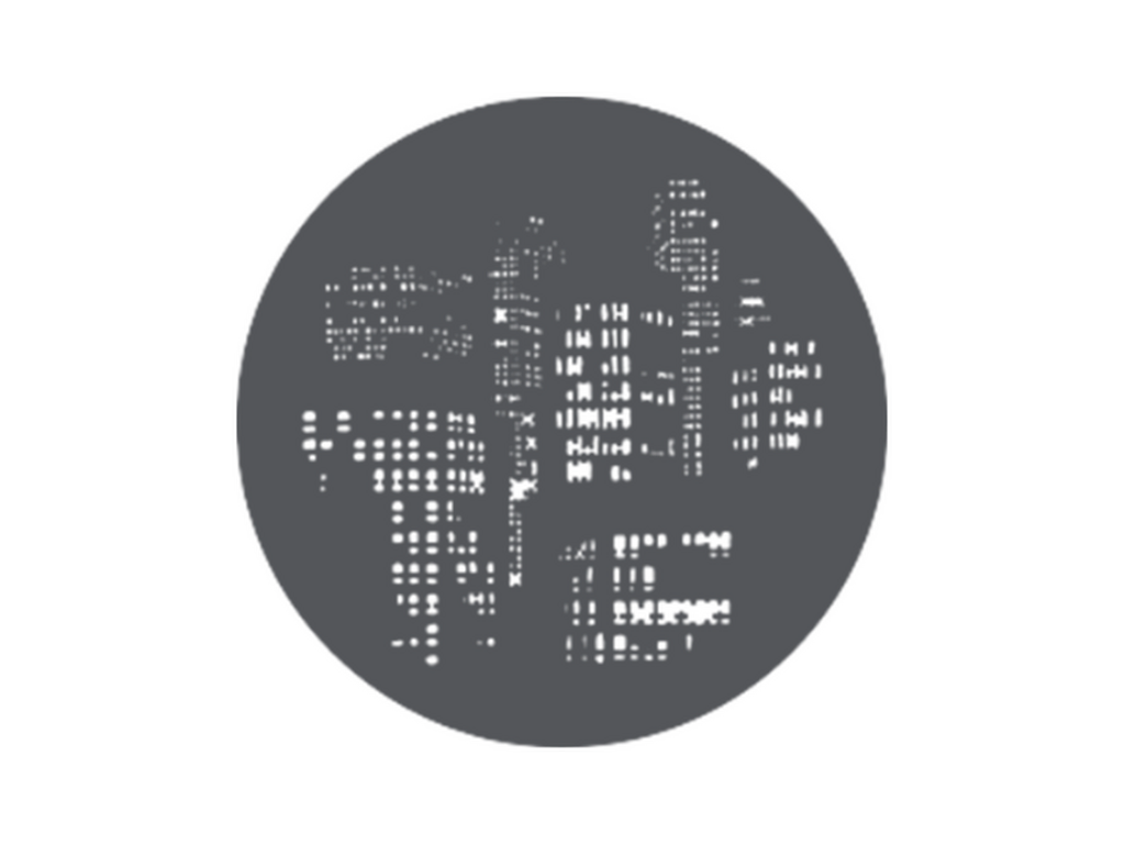 City - Glass gobo - E Size