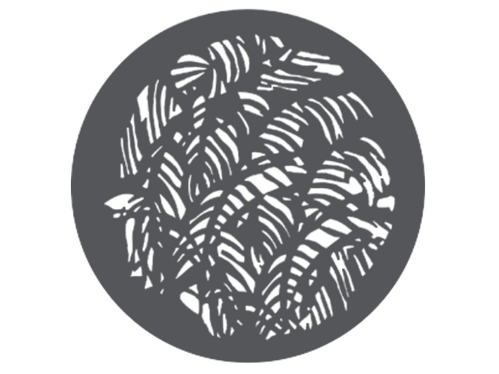 Tropical leaves - Glass gobo - M Size