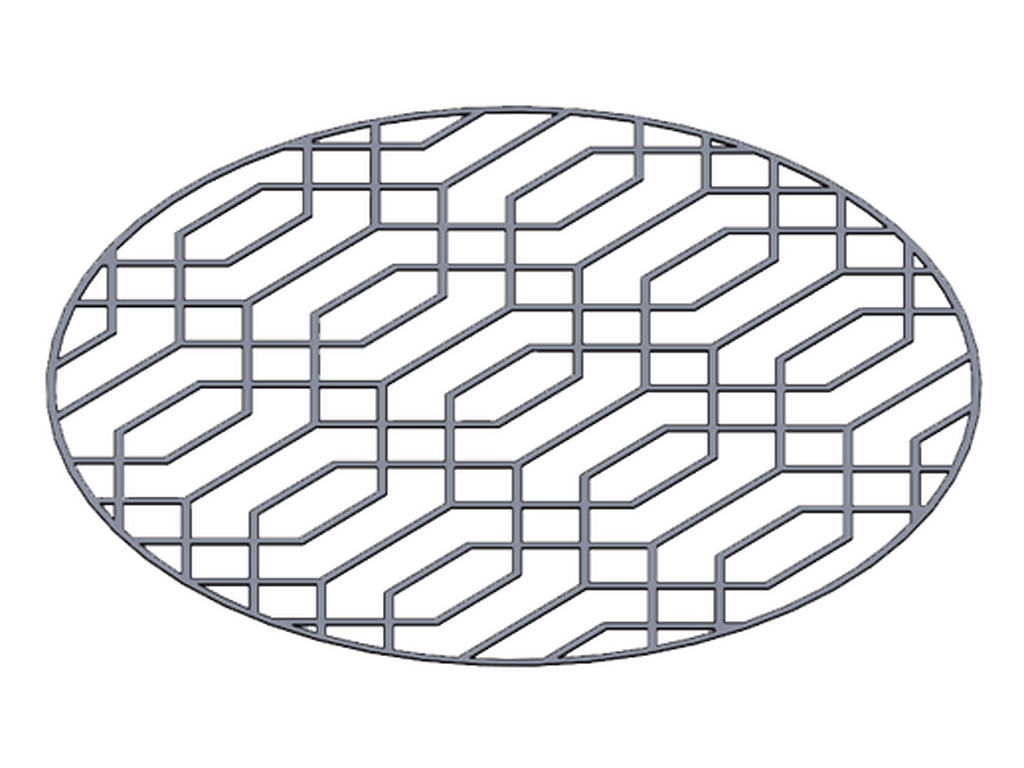Decorative pattern - Type A for MALMO 1000 mm