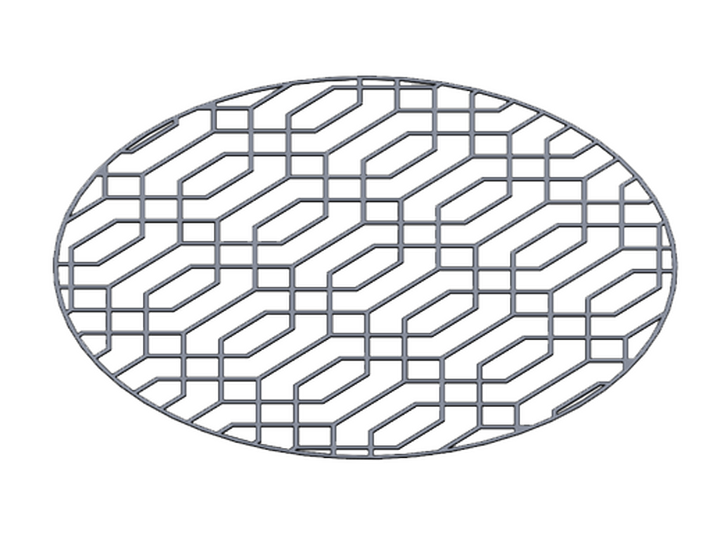 Decorative pattern - Type A for MALMO 1200 mm