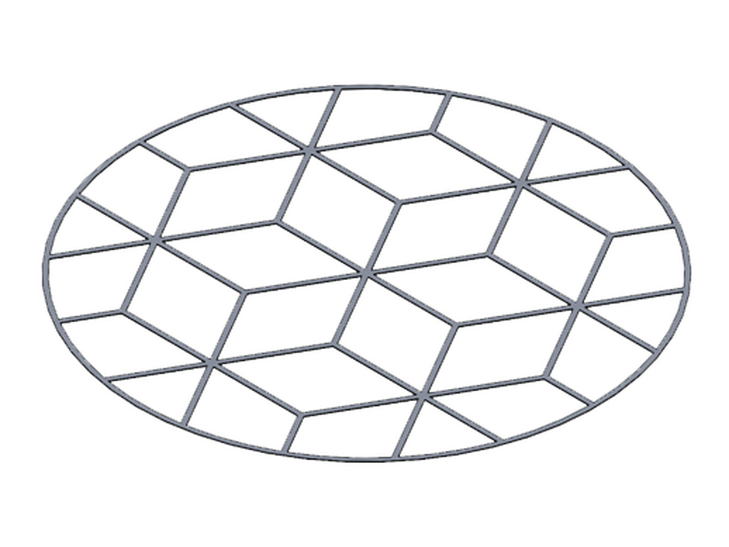 Decorative pattern - Type B for MALMO 1000 mm