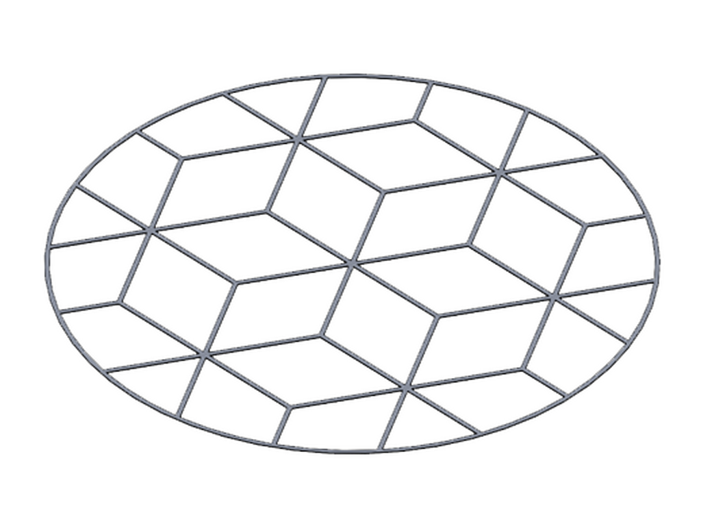 Decorative pattern - Type B for MALMO 1200 mm
