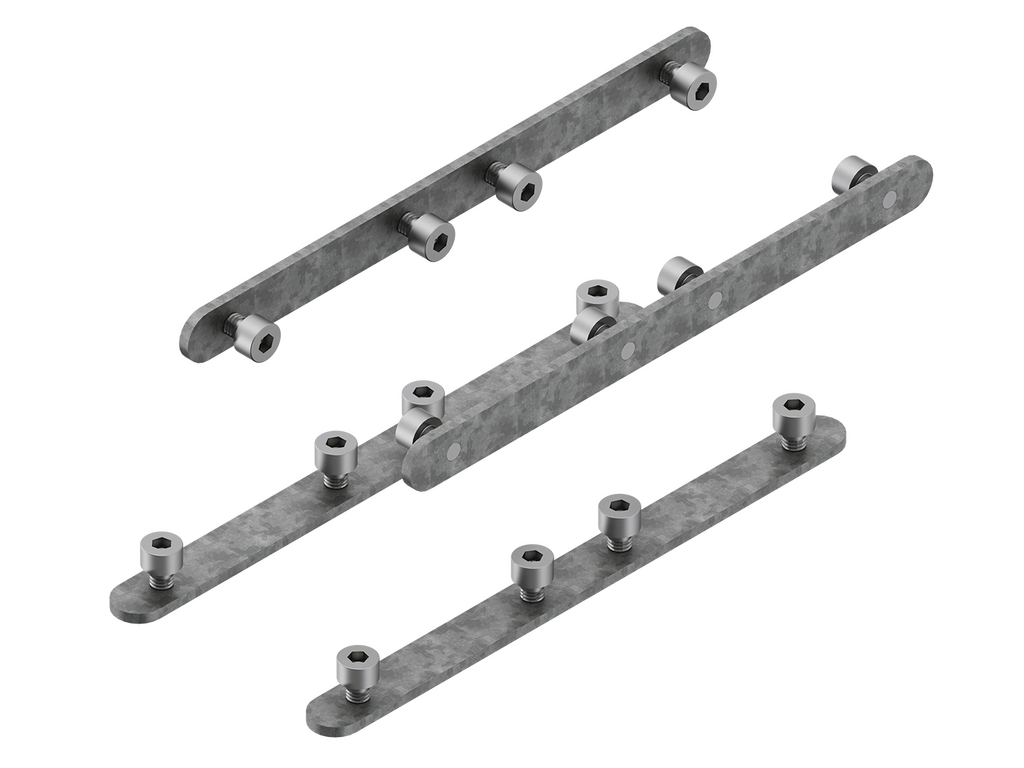 Continuous-coupler bracket (60/70 mm Down & 60 mm Down & Up profile)