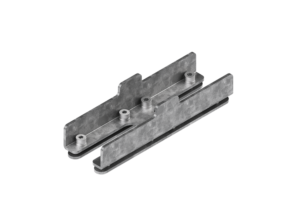 Continuous-coupler bracket (40/50 mm Down profile)