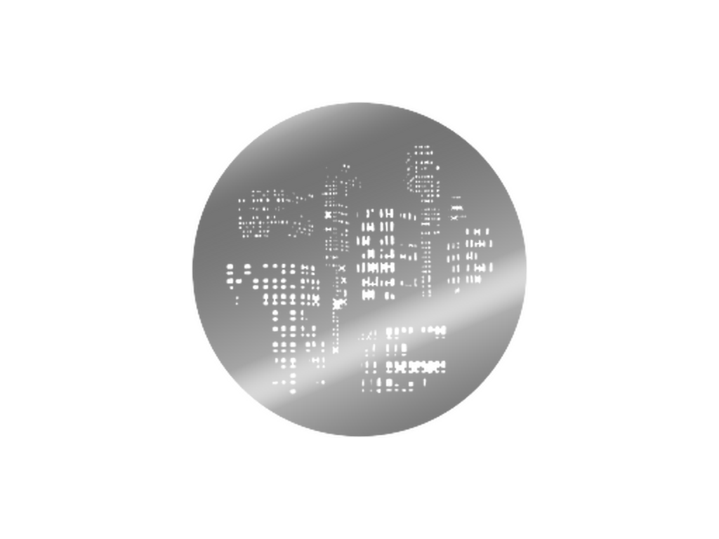 City - Metal gobo - E Size