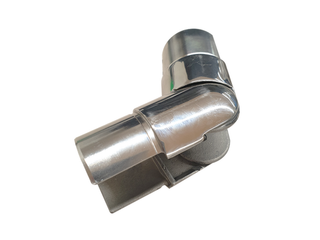 Connector for cap rail - Adjustable flush angle, 135˚ downwards