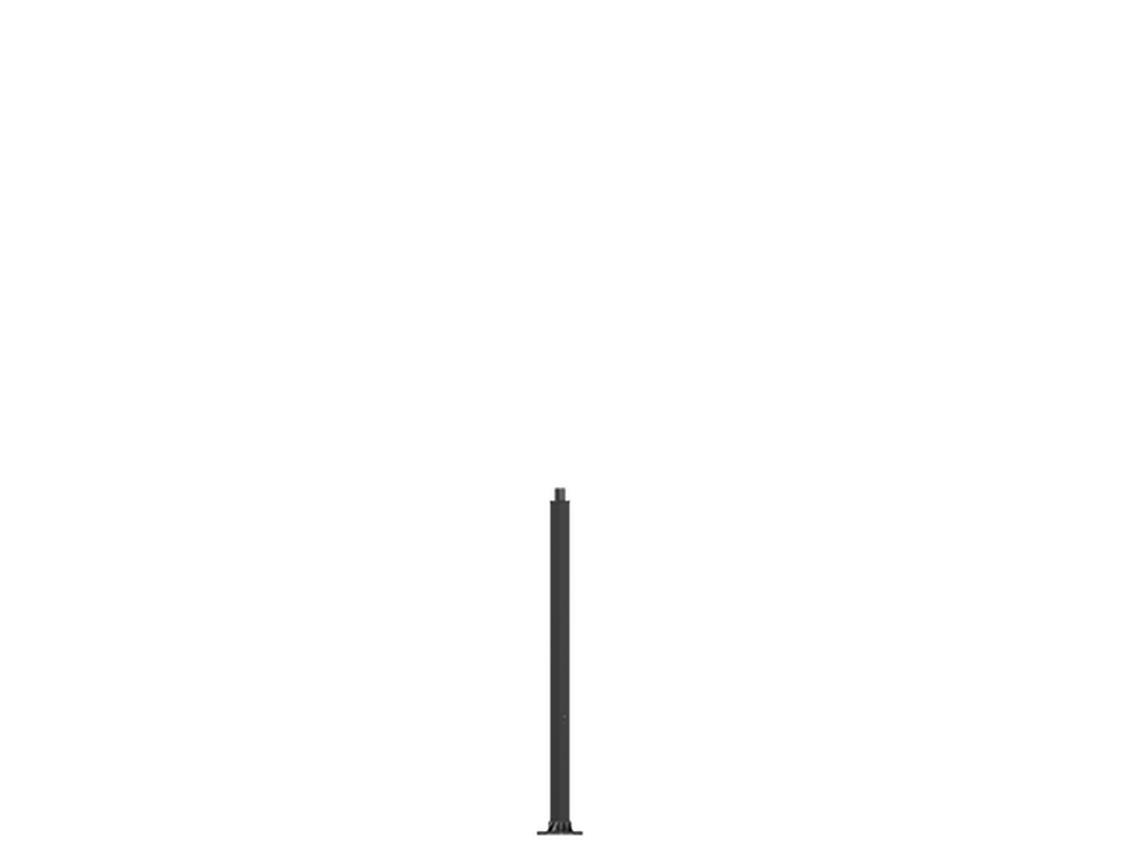 2.5 m - 102x102 mm - Spigot: 76 mm