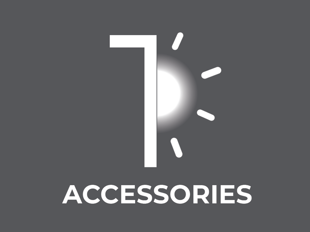 Outdoor luminaire accessories