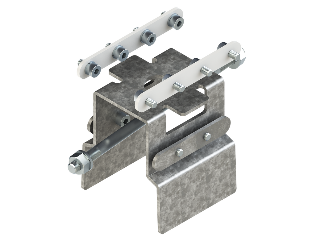 Continuous-coupler bracket