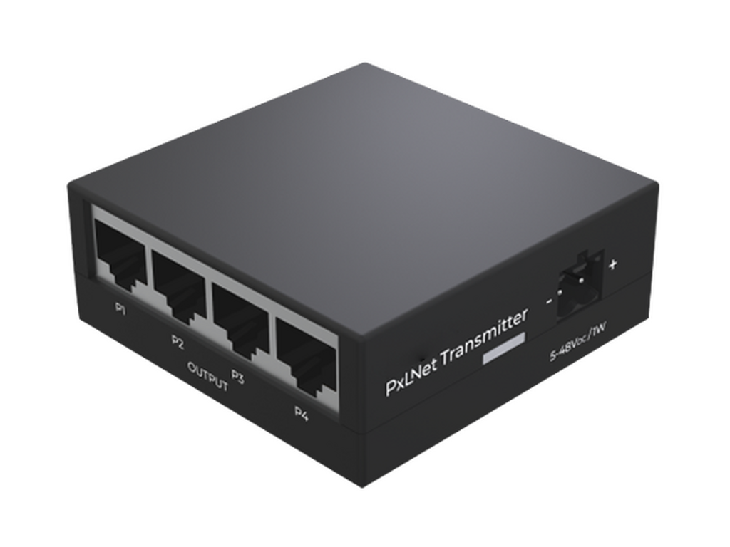 PxLNet to DMX and SPI Range Extender Converter